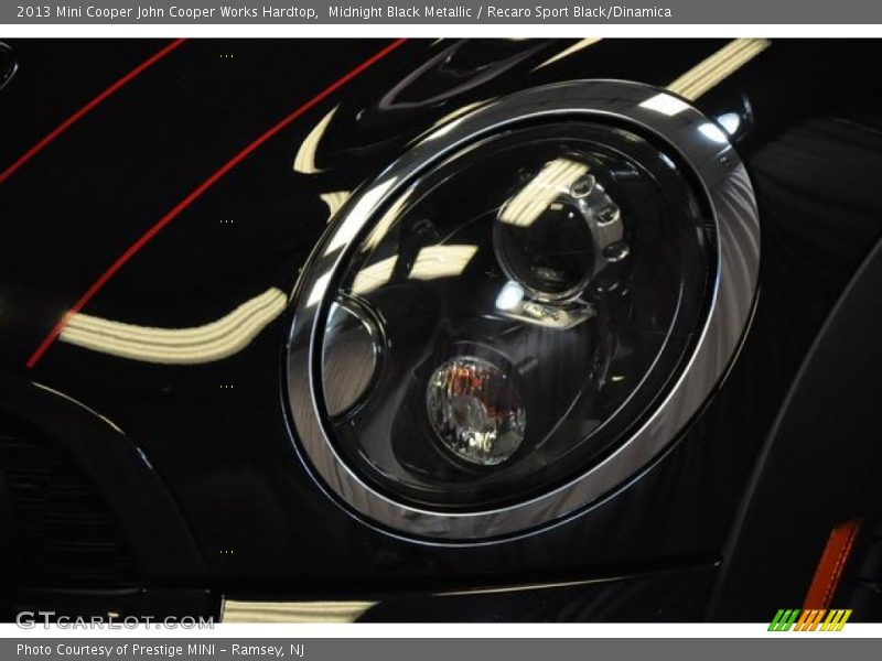 Midnight Black Metallic / Recaro Sport Black/Dinamica 2013 Mini Cooper John Cooper Works Hardtop