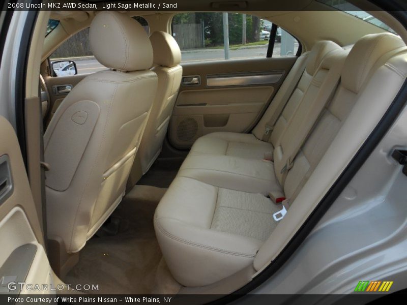 Light Sage Metallic / Sand 2008 Lincoln MKZ AWD Sedan