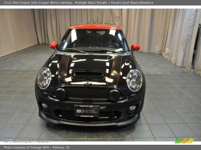 Midnight Black Metallic / Recaro Sport Black/Dinamica 2013 Mini Cooper John Cooper Works Hardtop