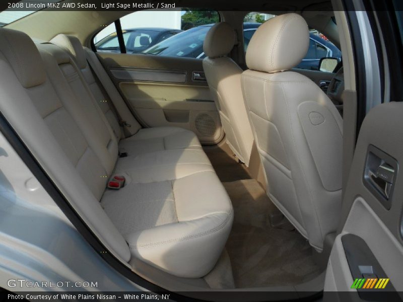 Light Sage Metallic / Sand 2008 Lincoln MKZ AWD Sedan