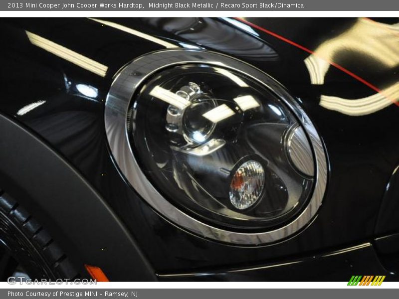 Midnight Black Metallic / Recaro Sport Black/Dinamica 2013 Mini Cooper John Cooper Works Hardtop