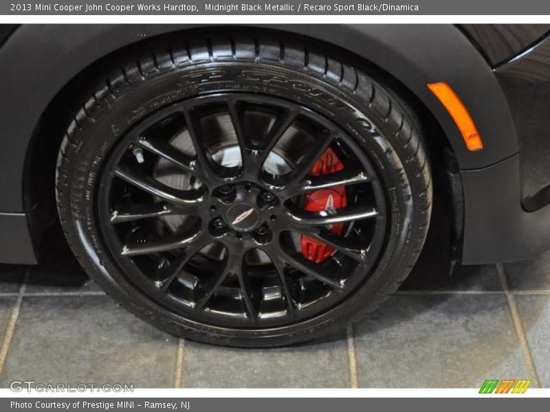 Midnight Black Metallic / Recaro Sport Black/Dinamica 2013 Mini Cooper John Cooper Works Hardtop