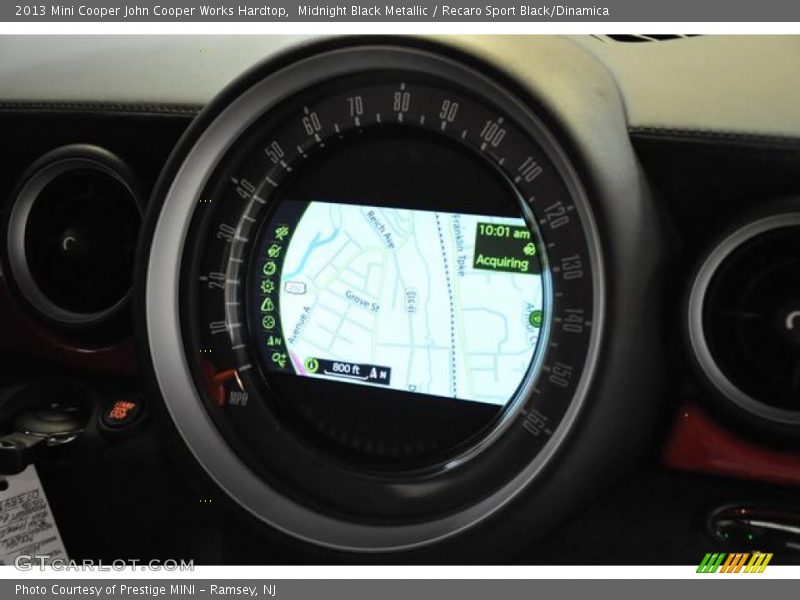 Midnight Black Metallic / Recaro Sport Black/Dinamica 2013 Mini Cooper John Cooper Works Hardtop