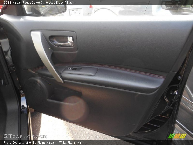 Wicked Black / Black 2011 Nissan Rogue SL AWD