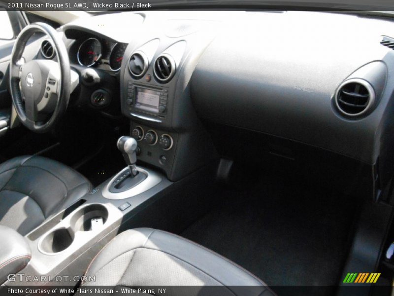 Wicked Black / Black 2011 Nissan Rogue SL AWD