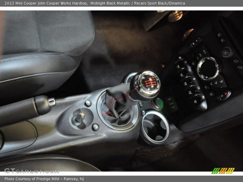 Midnight Black Metallic / Recaro Sport Black/Dinamica 2013 Mini Cooper John Cooper Works Hardtop