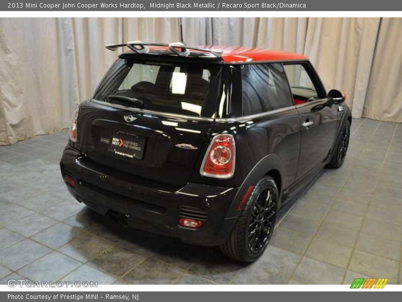Midnight Black Metallic / Recaro Sport Black/Dinamica 2013 Mini Cooper John Cooper Works Hardtop