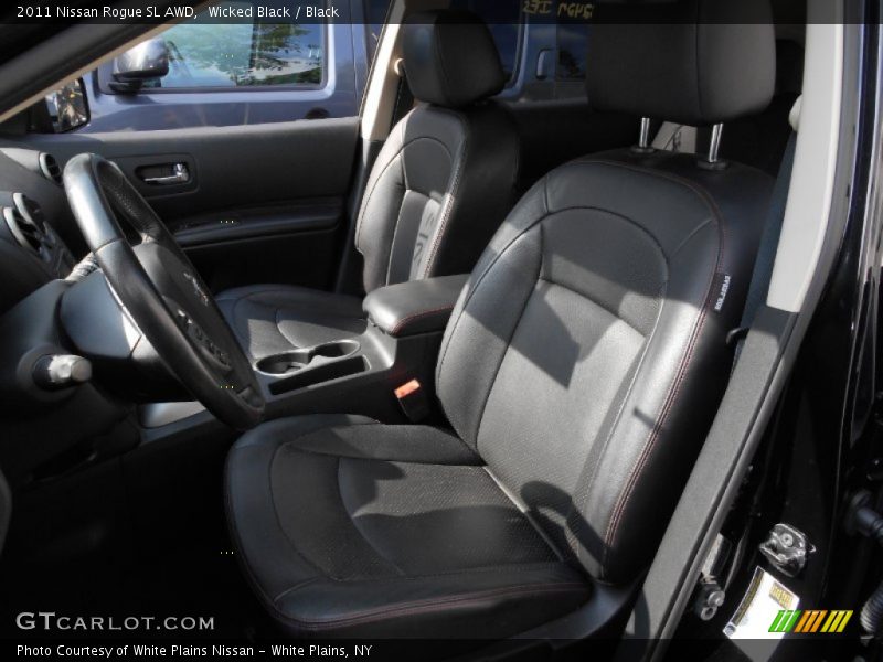 Wicked Black / Black 2011 Nissan Rogue SL AWD
