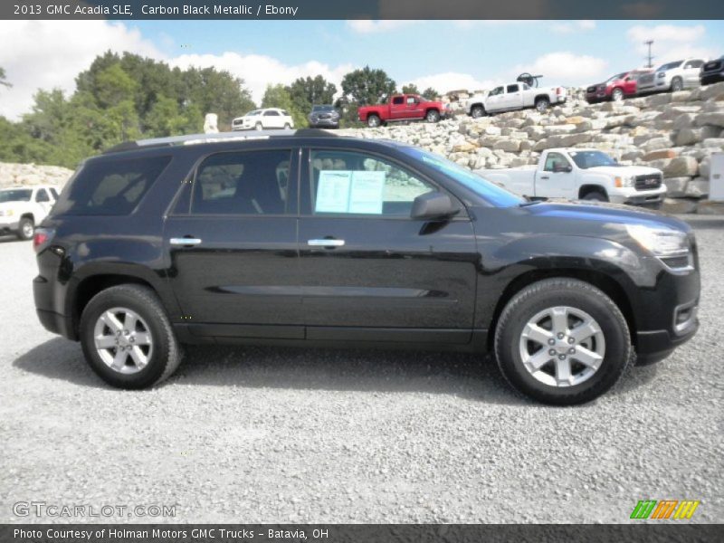 Carbon Black Metallic / Ebony 2013 GMC Acadia SLE