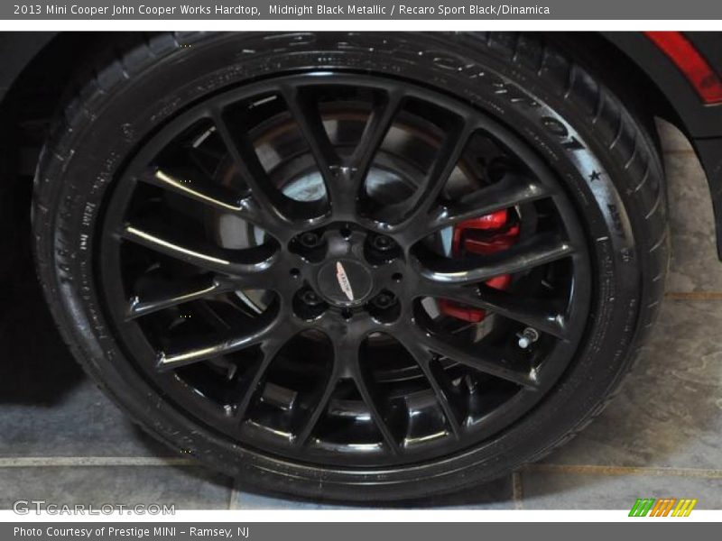Midnight Black Metallic / Recaro Sport Black/Dinamica 2013 Mini Cooper John Cooper Works Hardtop