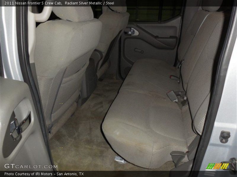 Radiant Silver Metallic / Steel 2011 Nissan Frontier S Crew Cab
