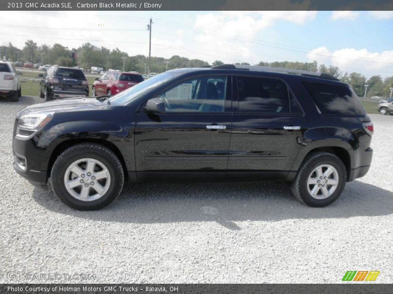 Carbon Black Metallic / Ebony 2013 GMC Acadia SLE