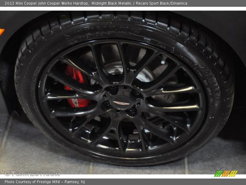 Midnight Black Metallic / Recaro Sport Black/Dinamica 2013 Mini Cooper John Cooper Works Hardtop