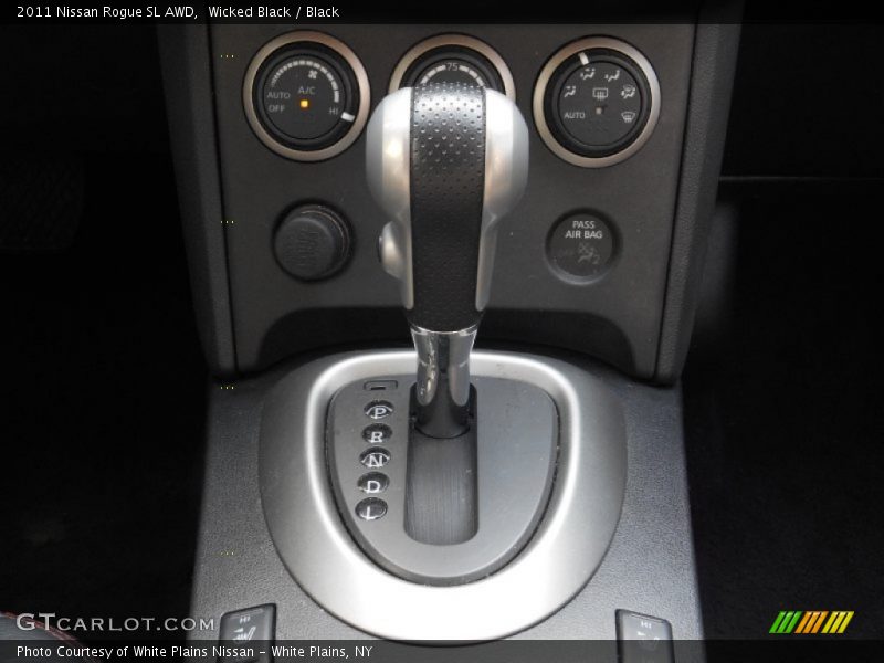 Wicked Black / Black 2011 Nissan Rogue SL AWD