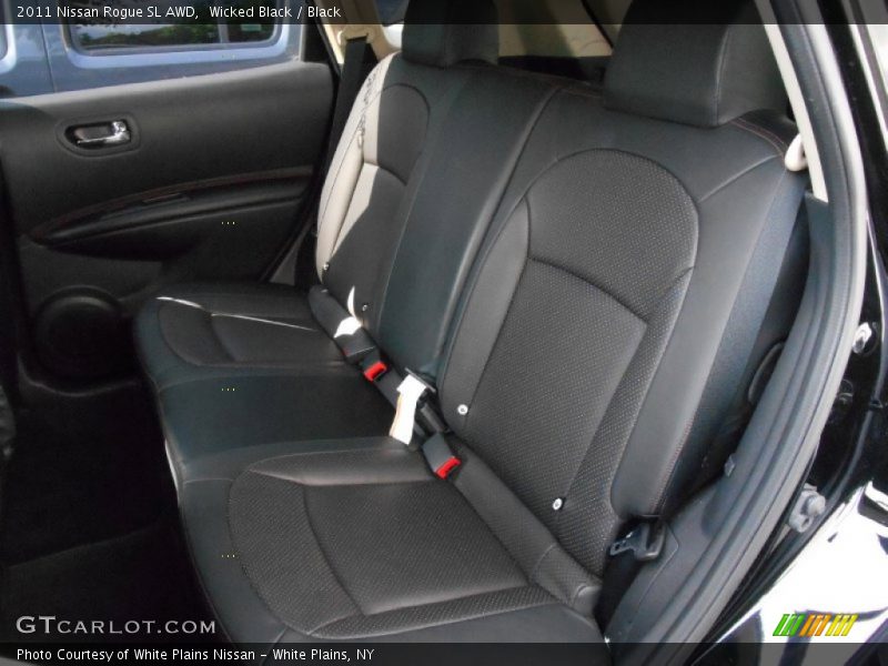 Wicked Black / Black 2011 Nissan Rogue SL AWD