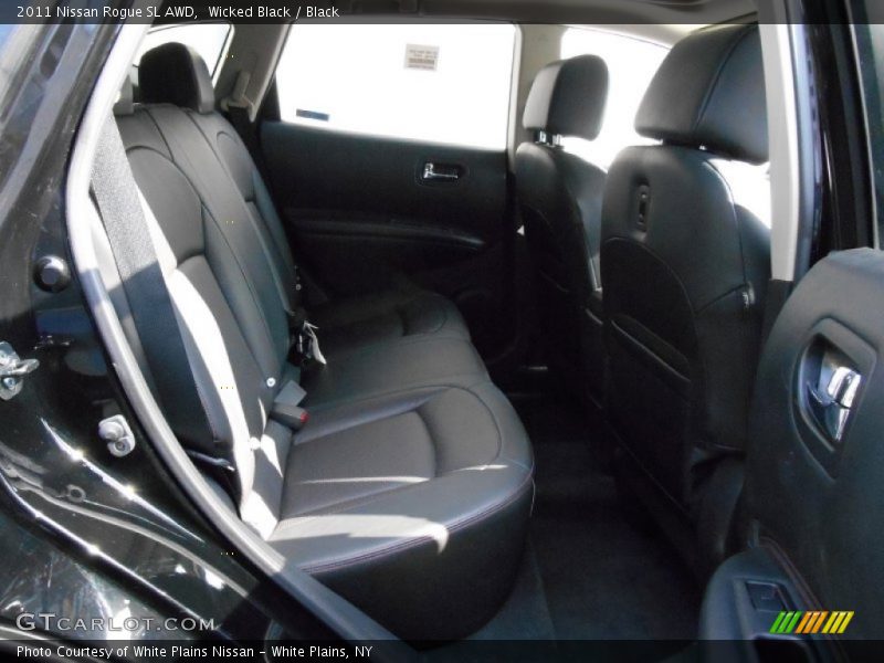 Wicked Black / Black 2011 Nissan Rogue SL AWD