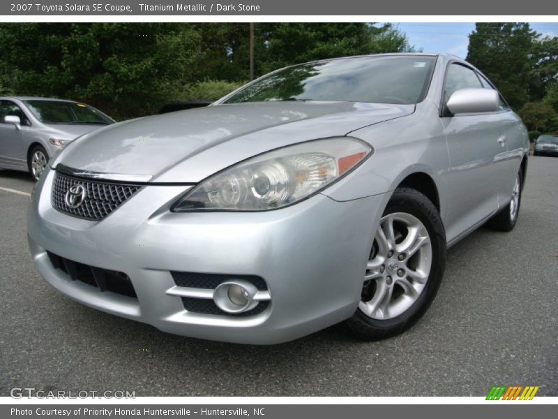 Titanium Metallic / Dark Stone 2007 Toyota Solara SE Coupe