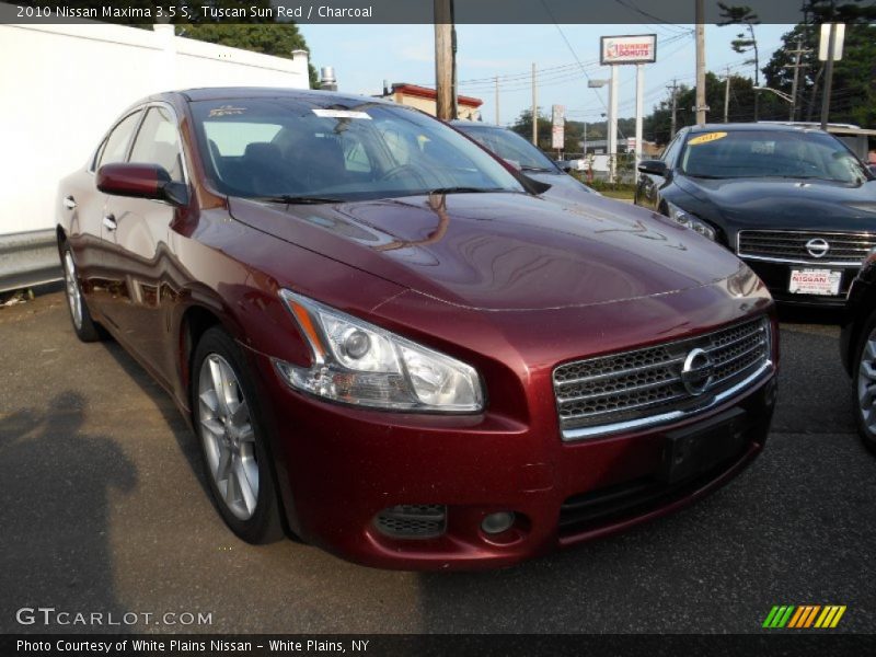 Tuscan Sun Red / Charcoal 2010 Nissan Maxima 3.5 S