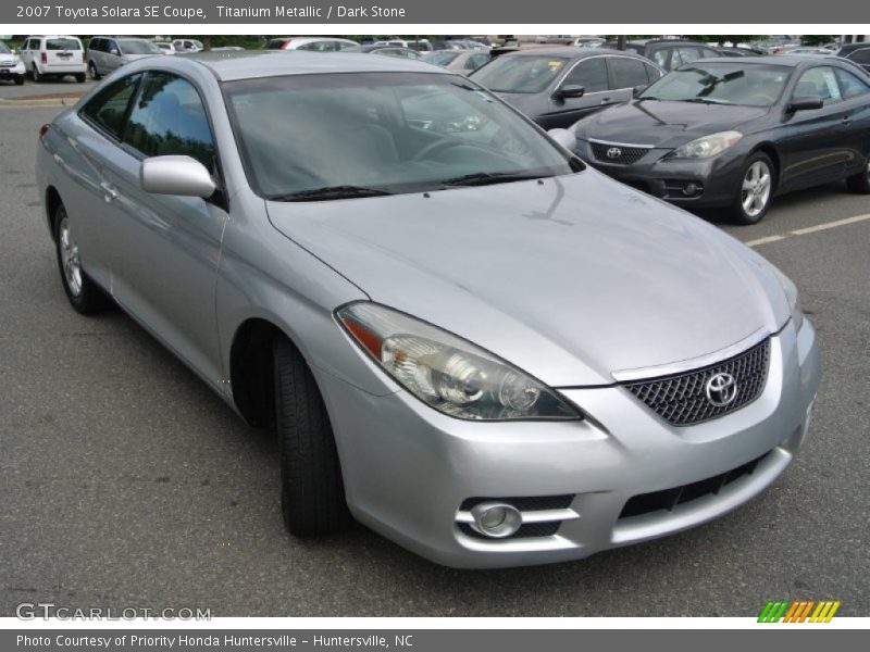Titanium Metallic / Dark Stone 2007 Toyota Solara SE Coupe