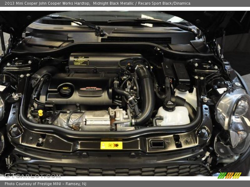 Midnight Black Metallic / Recaro Sport Black/Dinamica 2013 Mini Cooper John Cooper Works Hardtop