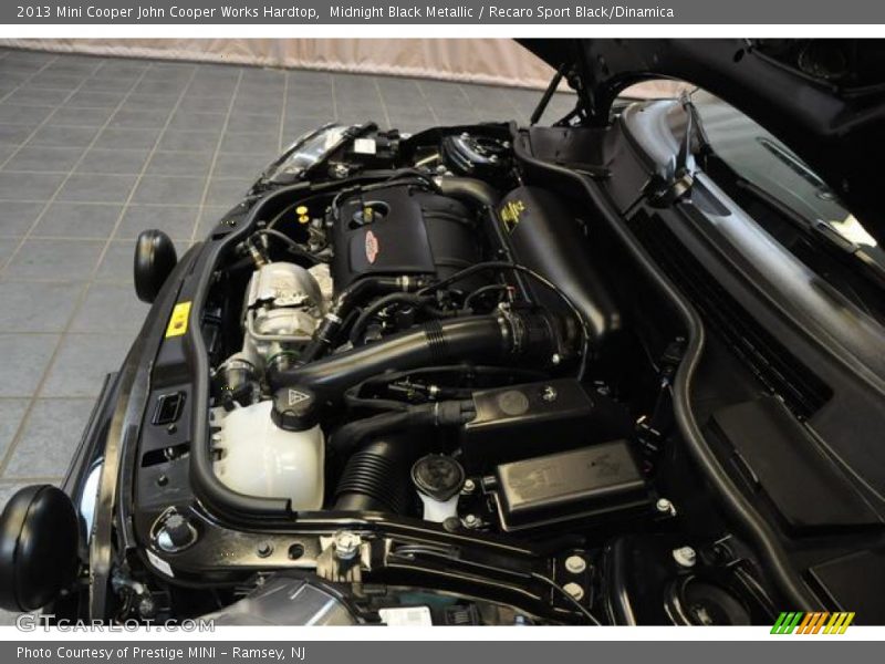 Midnight Black Metallic / Recaro Sport Black/Dinamica 2013 Mini Cooper John Cooper Works Hardtop