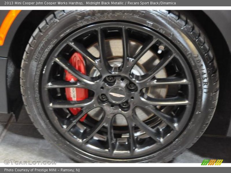 Midnight Black Metallic / Recaro Sport Black/Dinamica 2013 Mini Cooper John Cooper Works Hardtop