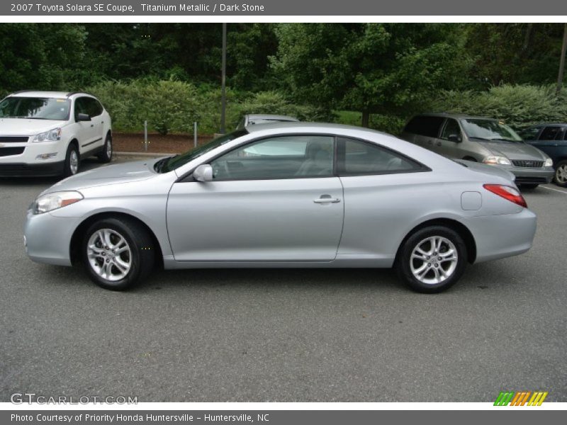 Titanium Metallic / Dark Stone 2007 Toyota Solara SE Coupe