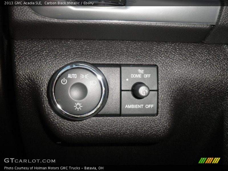 Carbon Black Metallic / Ebony 2013 GMC Acadia SLE