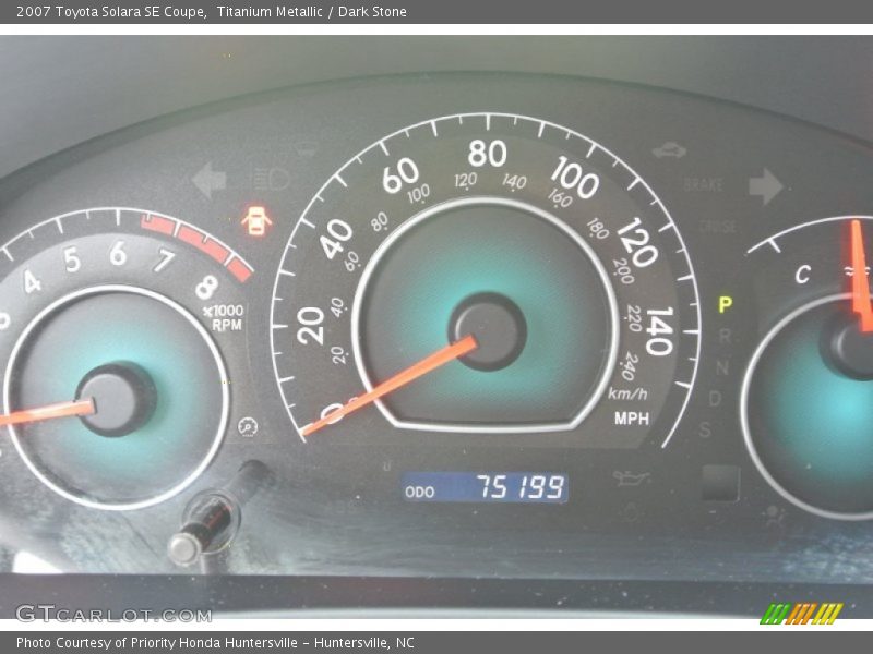 Titanium Metallic / Dark Stone 2007 Toyota Solara SE Coupe