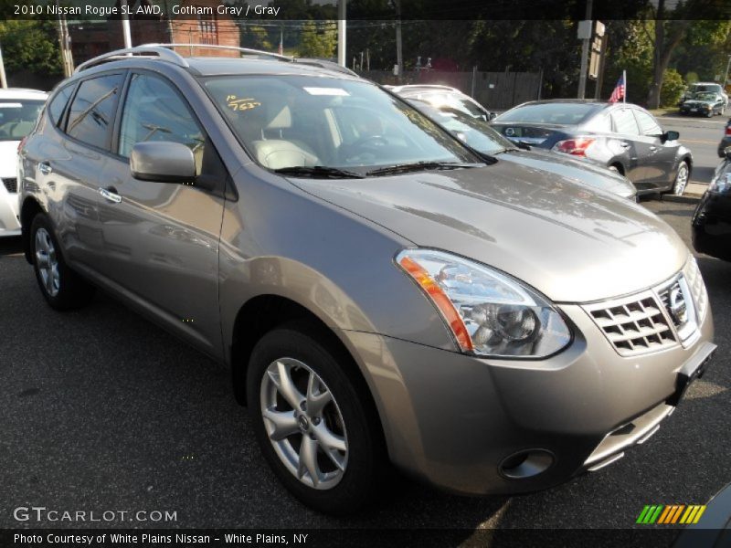 Gotham Gray / Gray 2010 Nissan Rogue SL AWD