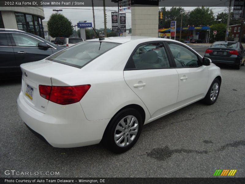 Snow White Pearl / Stone 2012 Kia Forte EX