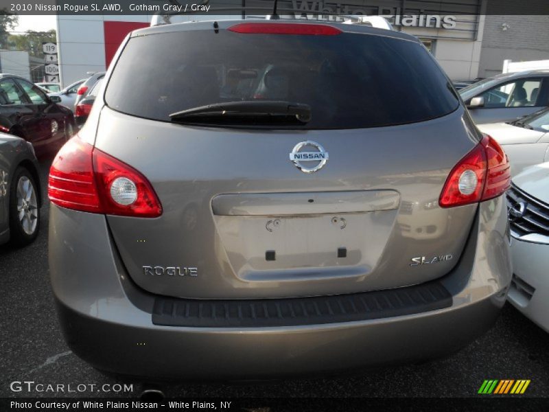 Gotham Gray / Gray 2010 Nissan Rogue SL AWD