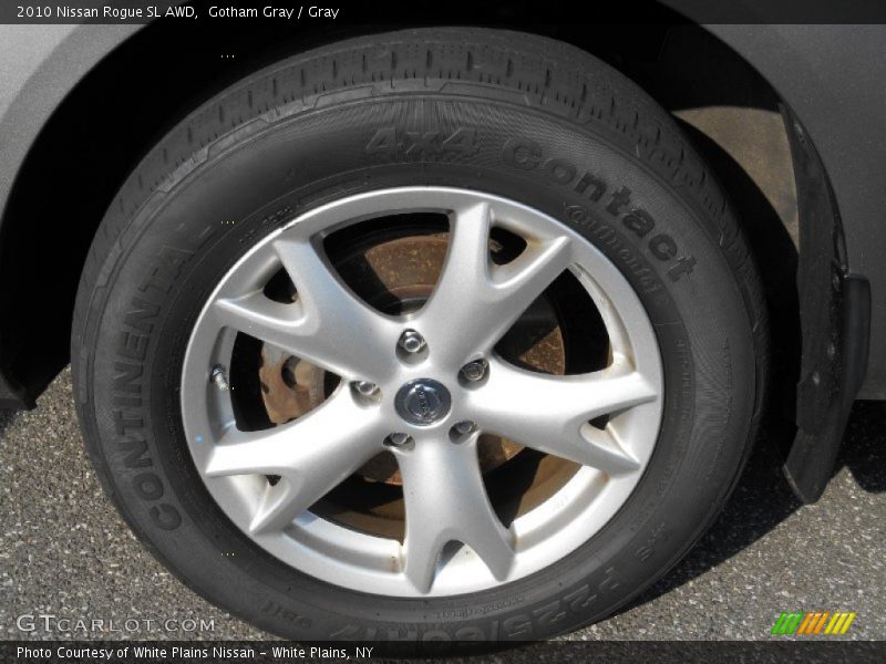 Gotham Gray / Gray 2010 Nissan Rogue SL AWD