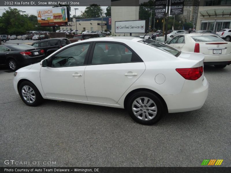 Snow White Pearl / Stone 2012 Kia Forte EX