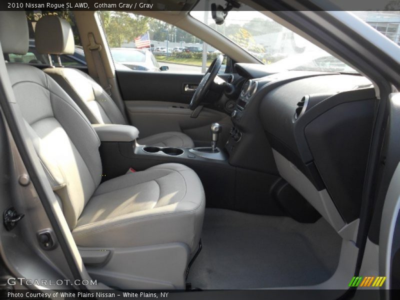 Gotham Gray / Gray 2010 Nissan Rogue SL AWD