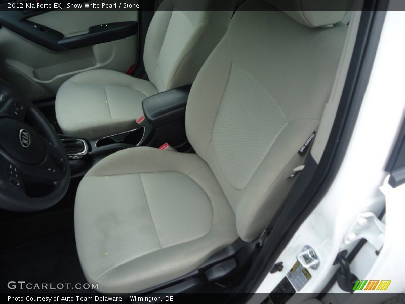 Snow White Pearl / Stone 2012 Kia Forte EX