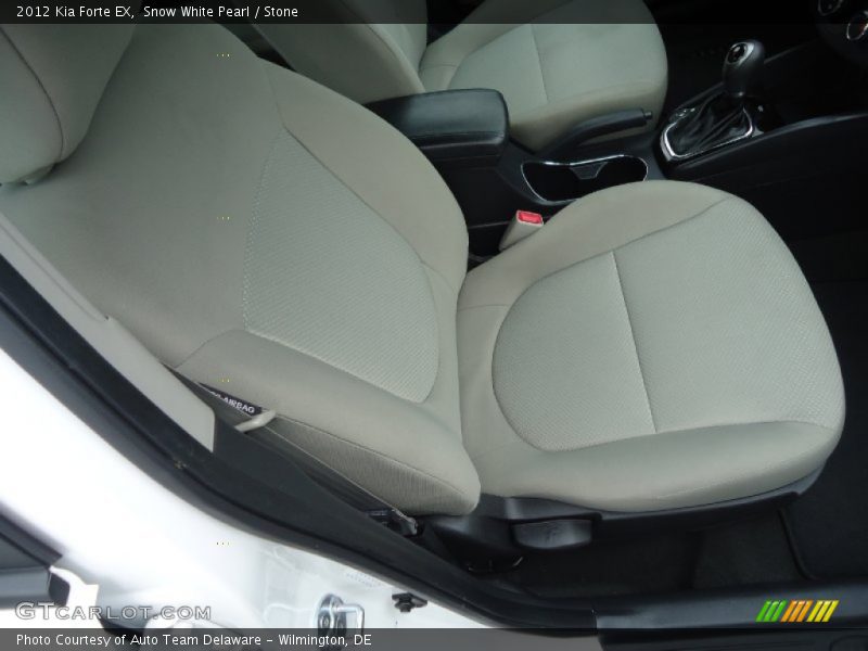 Snow White Pearl / Stone 2012 Kia Forte EX