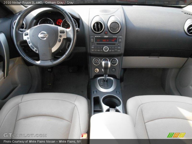 Gotham Gray / Gray 2010 Nissan Rogue SL AWD