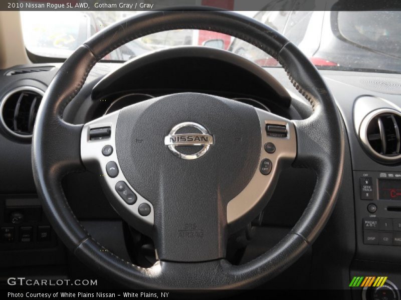Gotham Gray / Gray 2010 Nissan Rogue SL AWD