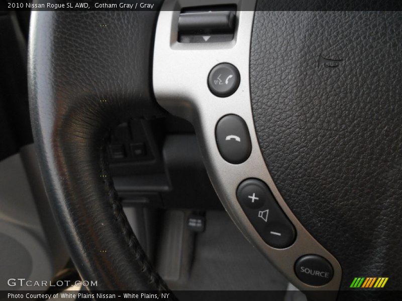 Gotham Gray / Gray 2010 Nissan Rogue SL AWD