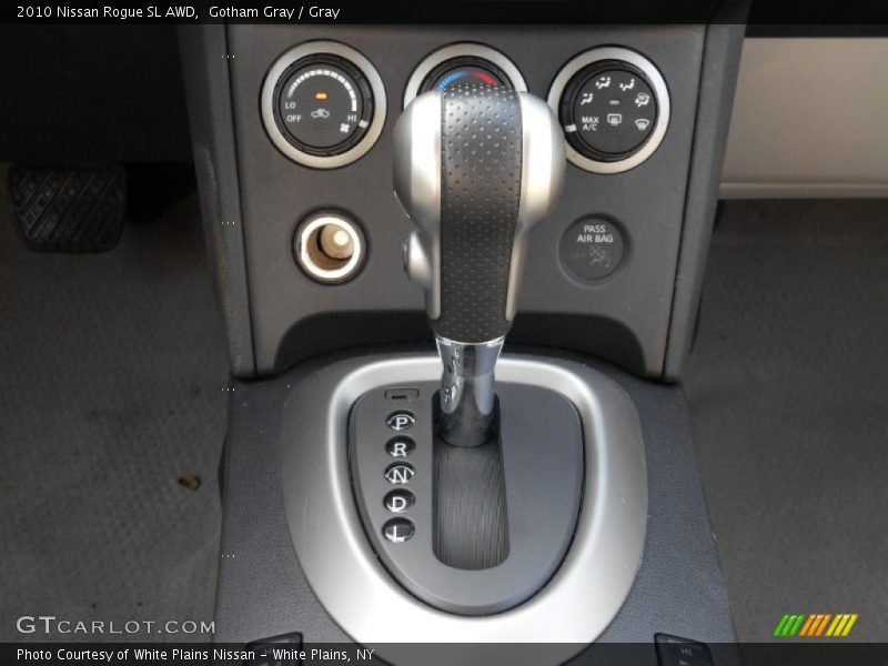 Gotham Gray / Gray 2010 Nissan Rogue SL AWD