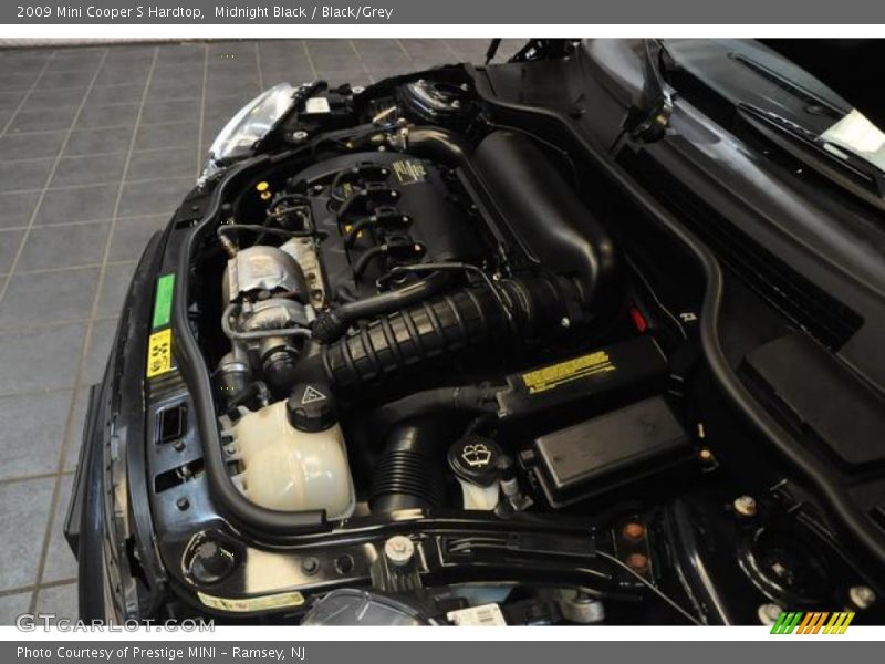 Midnight Black / Black/Grey 2009 Mini Cooper S Hardtop