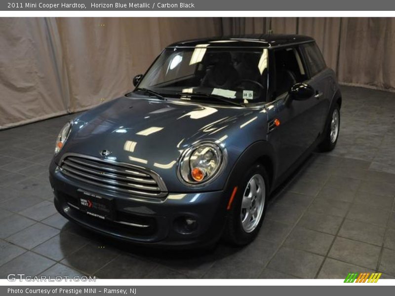 Horizon Blue Metallic / Carbon Black 2011 Mini Cooper Hardtop