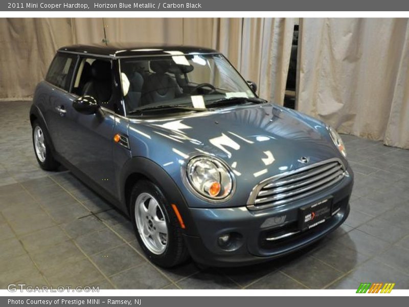 Horizon Blue Metallic / Carbon Black 2011 Mini Cooper Hardtop