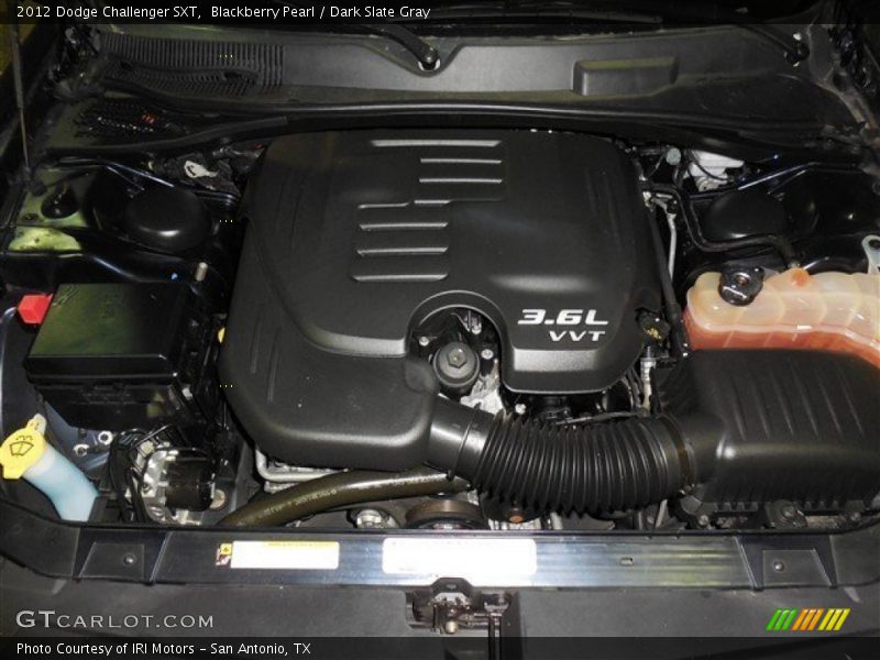 Blackberry Pearl / Dark Slate Gray 2012 Dodge Challenger SXT