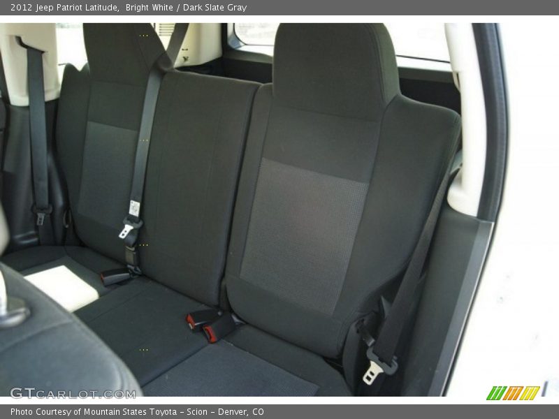 Bright White / Dark Slate Gray 2012 Jeep Patriot Latitude