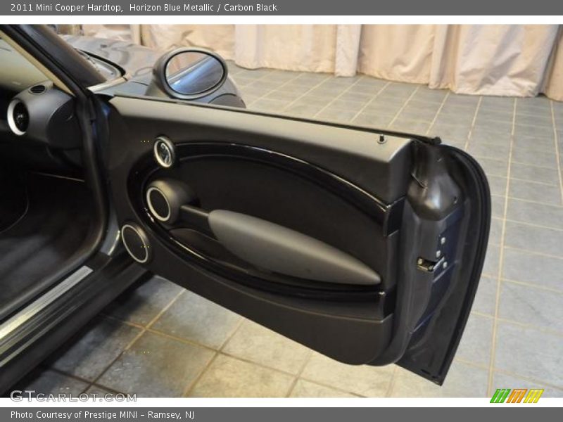 Horizon Blue Metallic / Carbon Black 2011 Mini Cooper Hardtop