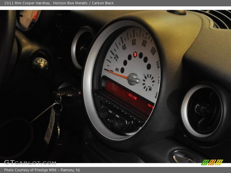 Horizon Blue Metallic / Carbon Black 2011 Mini Cooper Hardtop