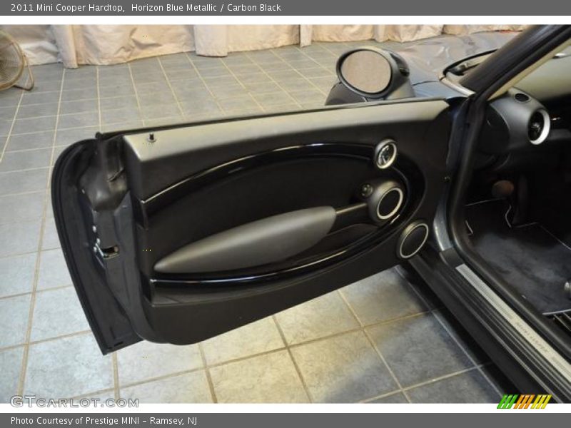 Horizon Blue Metallic / Carbon Black 2011 Mini Cooper Hardtop