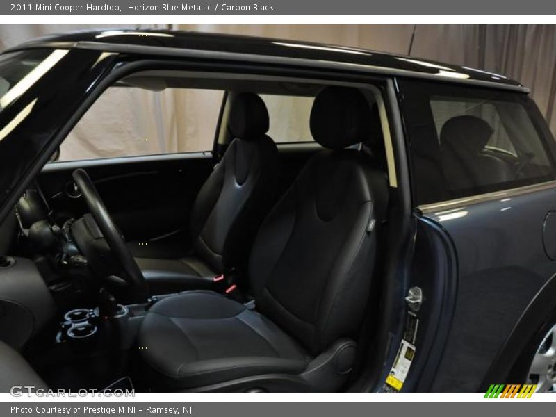 Horizon Blue Metallic / Carbon Black 2011 Mini Cooper Hardtop